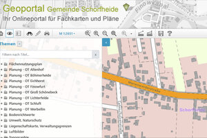 Geoportal Gemeinde Schorfheide