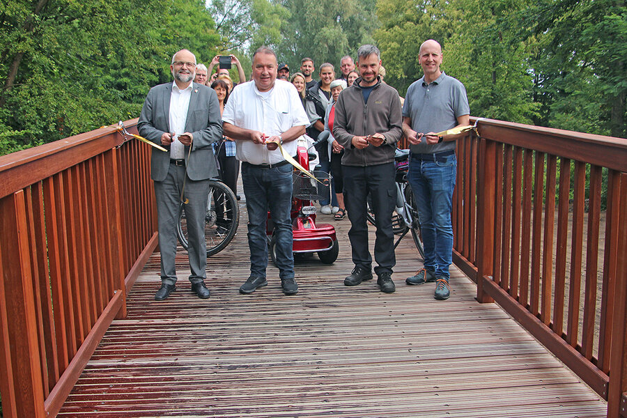 Einweihung Finowkanalbrücke